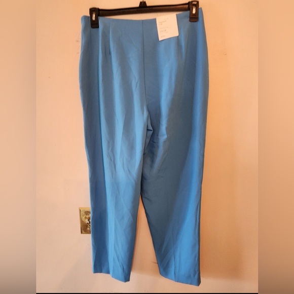 A new day blue highest rise tampered leg dress pants size 10 regular - Picture 2 of 4